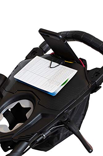 Chariot De Golf BagBoy Nitron 3 Roues - Pliage Super Compact - Argent/Noir